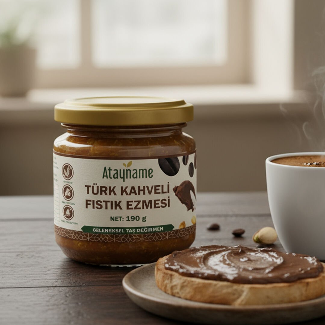 Atayname Türk Kahveli Fıstık Ezmesi 190 G