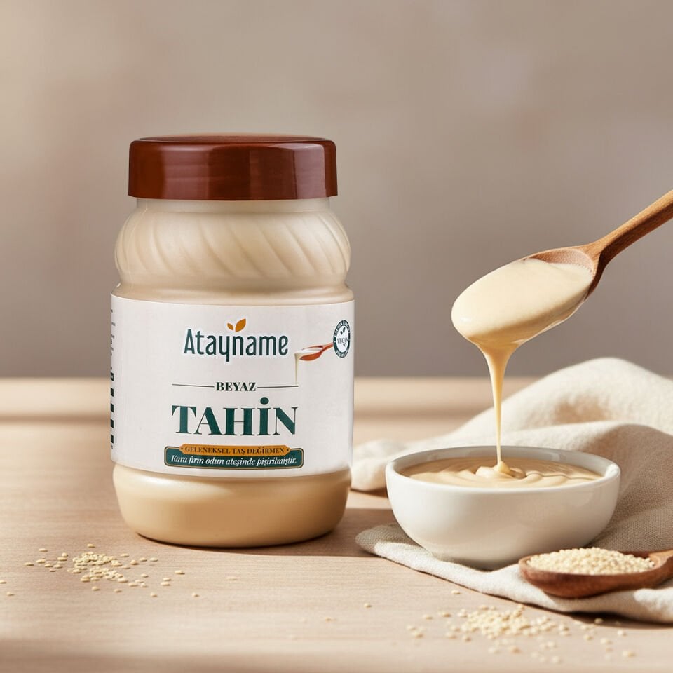 Atayname Beyaz Tek Kavrulmuş Tahin 500 G