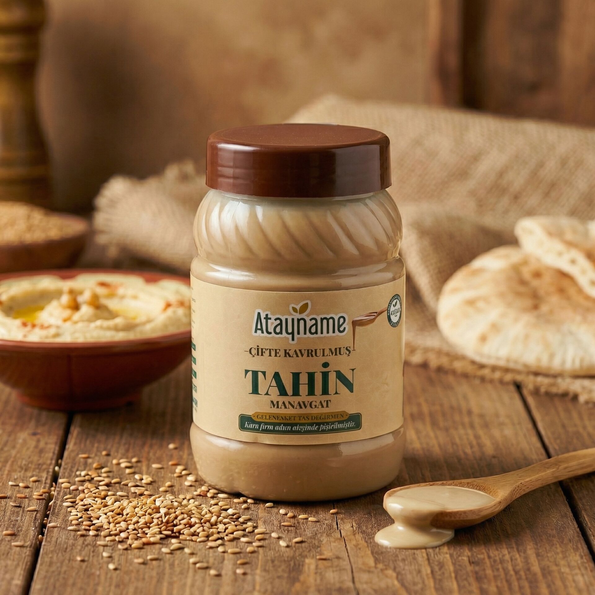 Atayname Manavgat Çifte Kavrulmuş Tahin 500 G