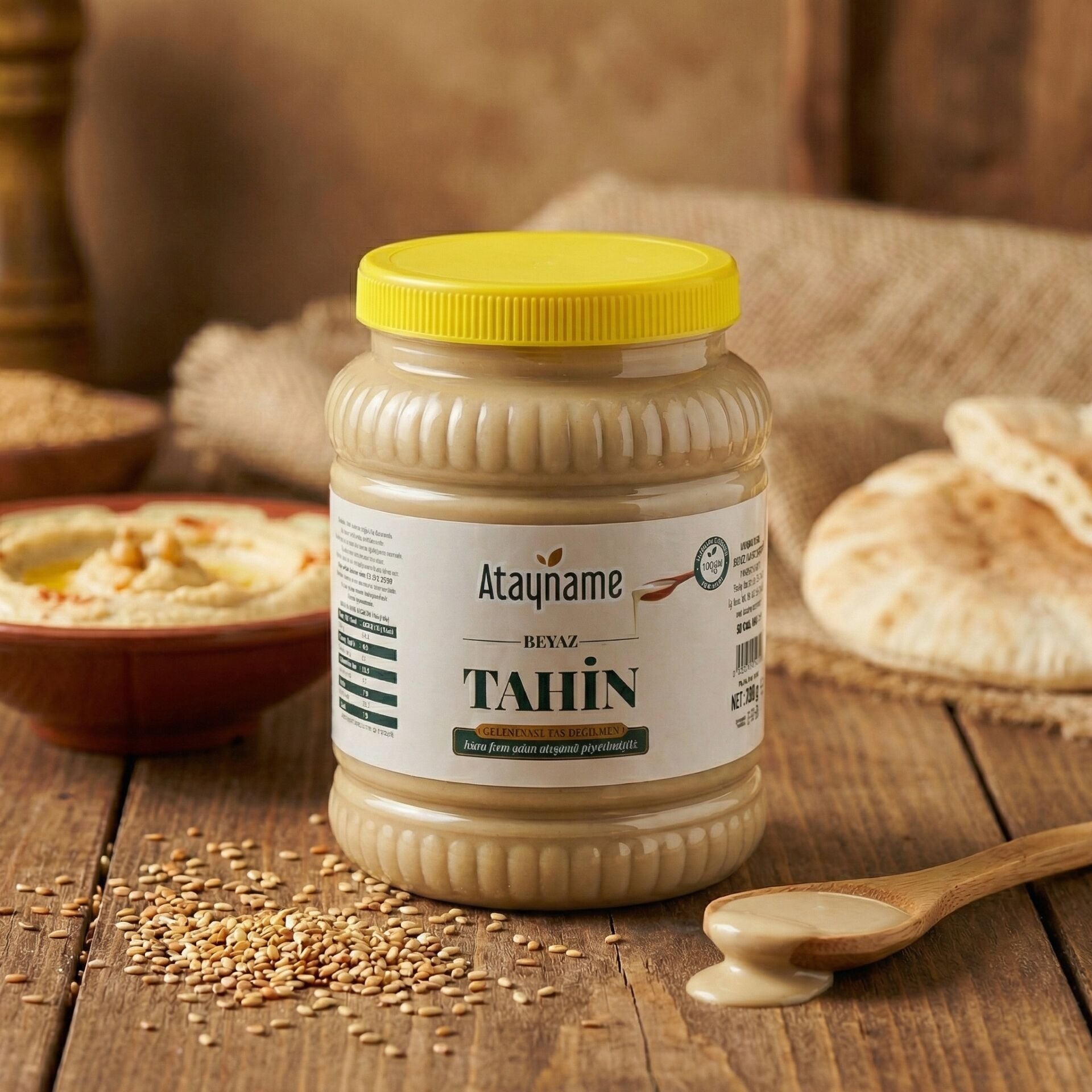 Atayname Beyaz Tahin Tek Kavrulmuş 1900 G
