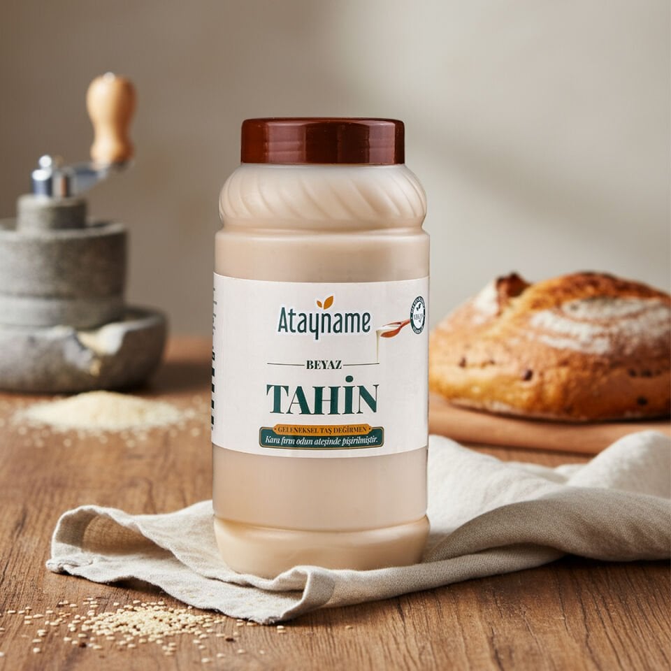 Atayname Beyaz Tek Kavrulmuş Tahin 900 G