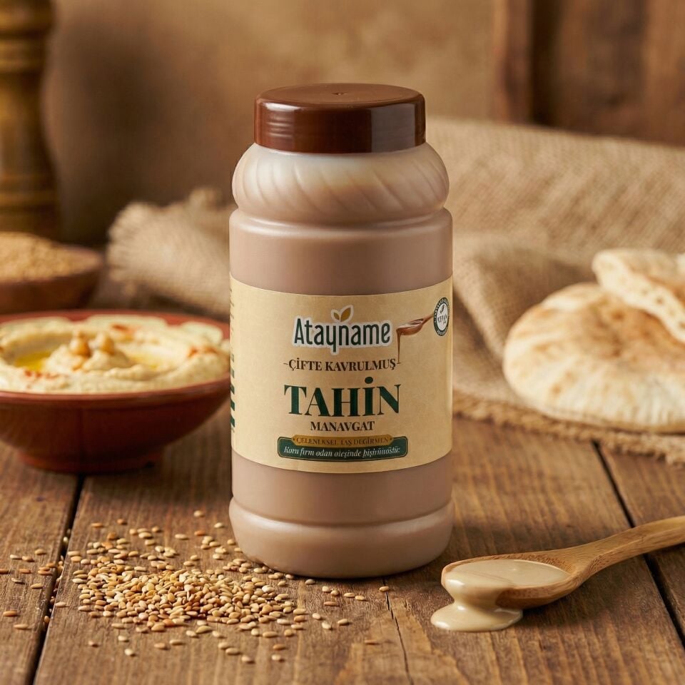 Atayname Manavgat Çifte Kavrulmuş Tahin 900 G