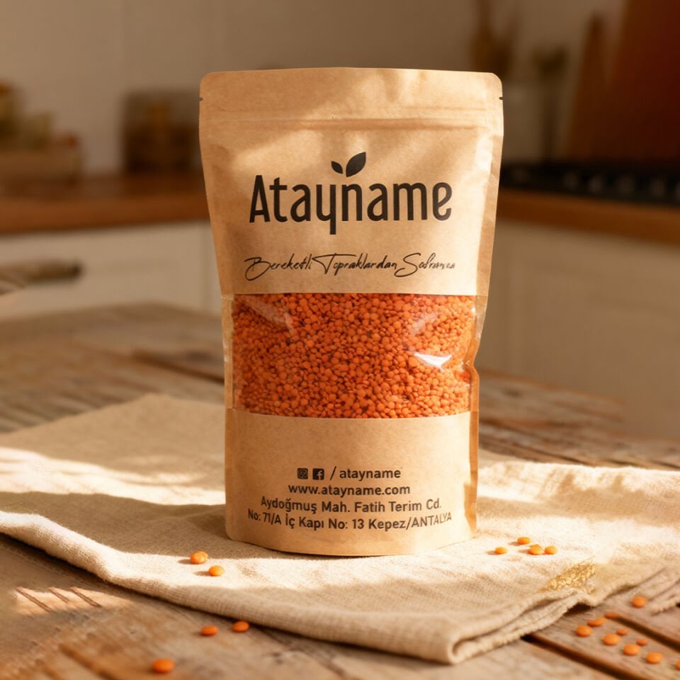 Atayname Kırmızı Mercimek 1000 G