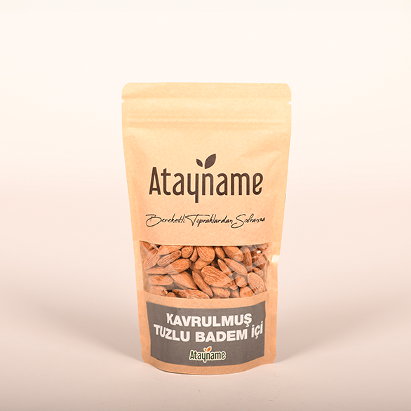 Atayname  Kavrulmuş Tuzlu Badem İçi  250 G
