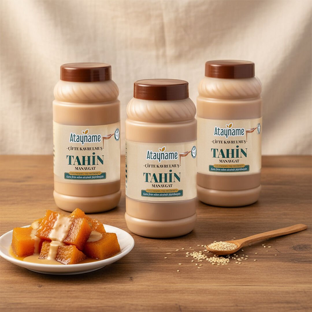 Atayname Manavgat Çifte Kavrulmuş Tahin 500 G 3'lü Paket