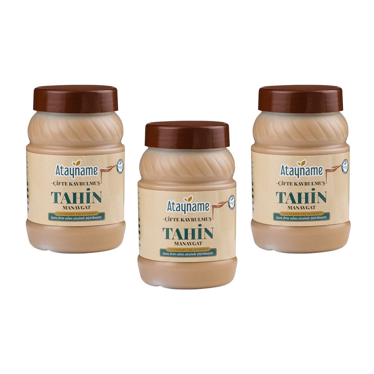 Atayname Manavgat Çifte Kavrulmuş Tahin 500 G 3'lü Paket