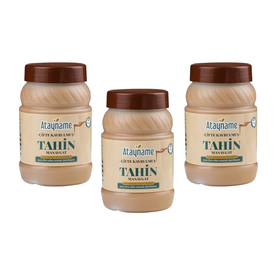Atayname Manavgat Çifte Kavrulmuş Tahin 500 G 3'lü Paket