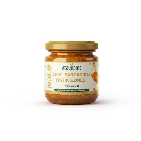 Atayname 100% Parçacıklı Fıstık Ezmesi 190 G