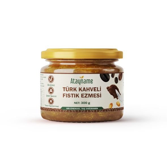Atayname Türk Kahveli Fıstık Ezmesi 300 G