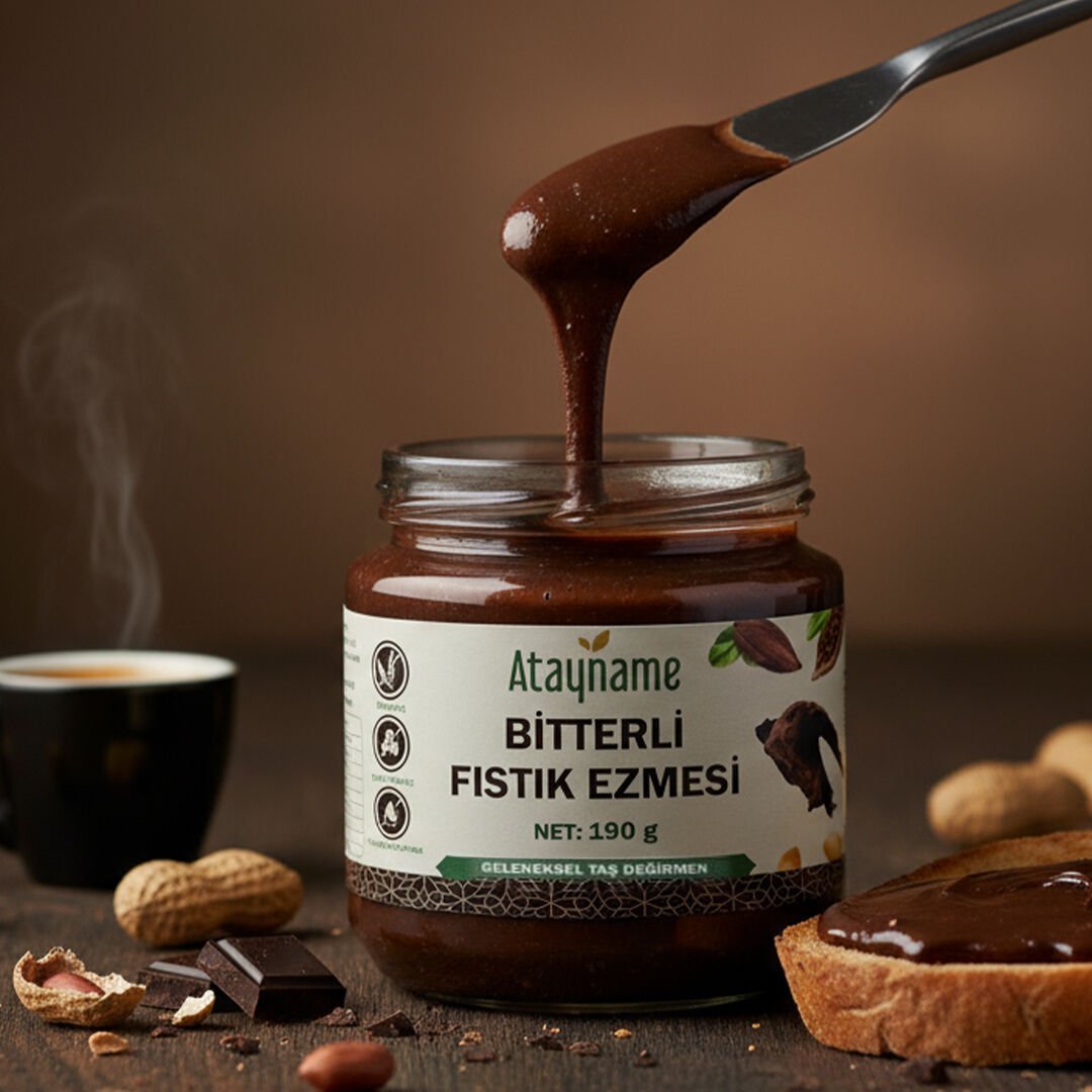 Atayname Bitterli Fıstık Ezmesi 190 G