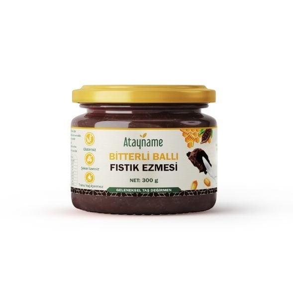Atayname Bitterli Ballı Fıstık Ezmesi 300 G