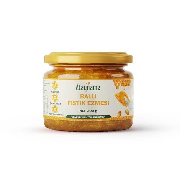 Atayname Ballı Fıstık Ezmesi 300 G