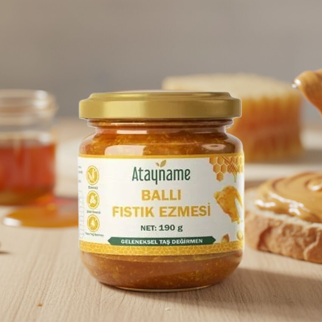 Atayname Ballı Fıstık Ezmesi 190 G