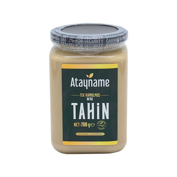 Atayname Beyaz Tek Kavrulmuş Tahin 700 G Cam