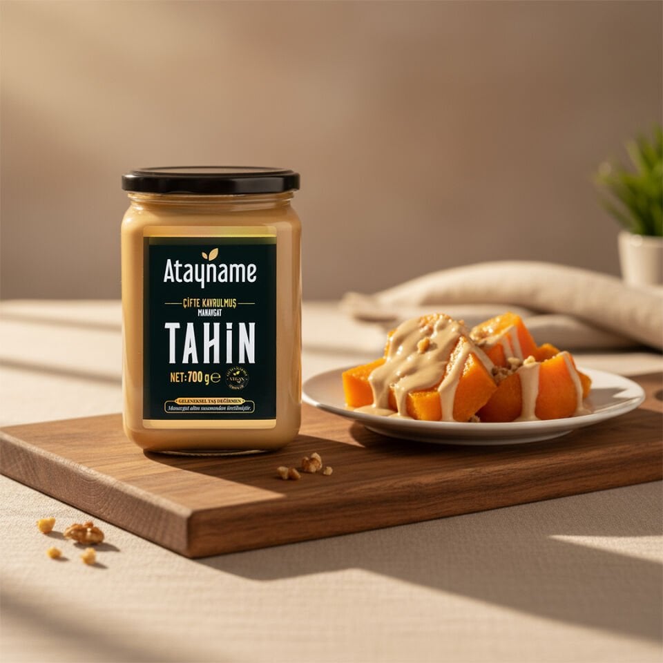 Atayname Manavgat Çifte Kavrulmuş Tahin 700 G Cam