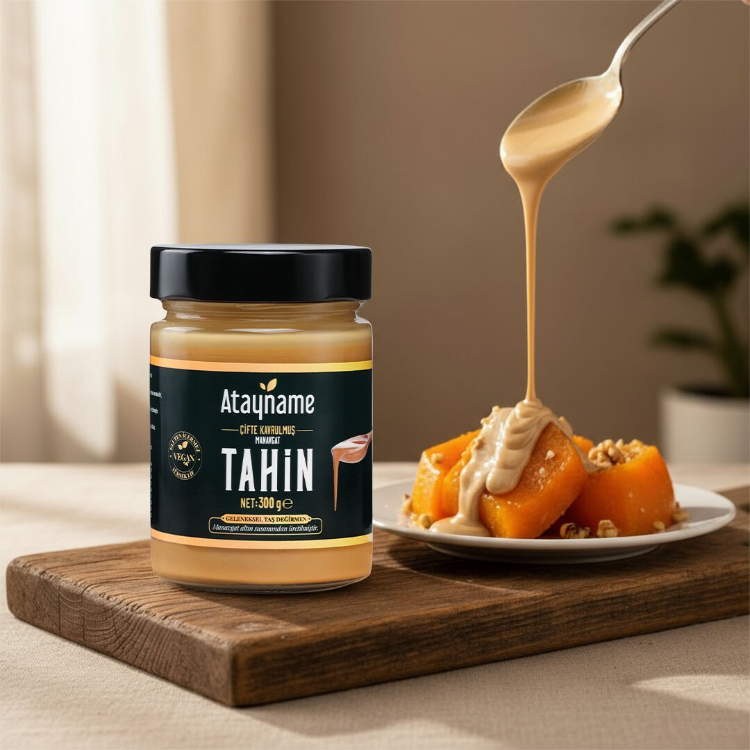 Atayname Manavgat Çifte Kavrulmuş Tahin 300 G Cam