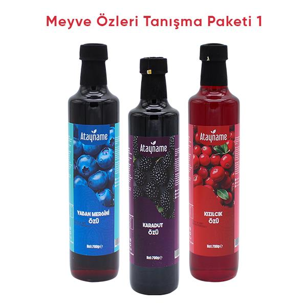 Atayname Meyve Özüleri Tanışma Paketi 1