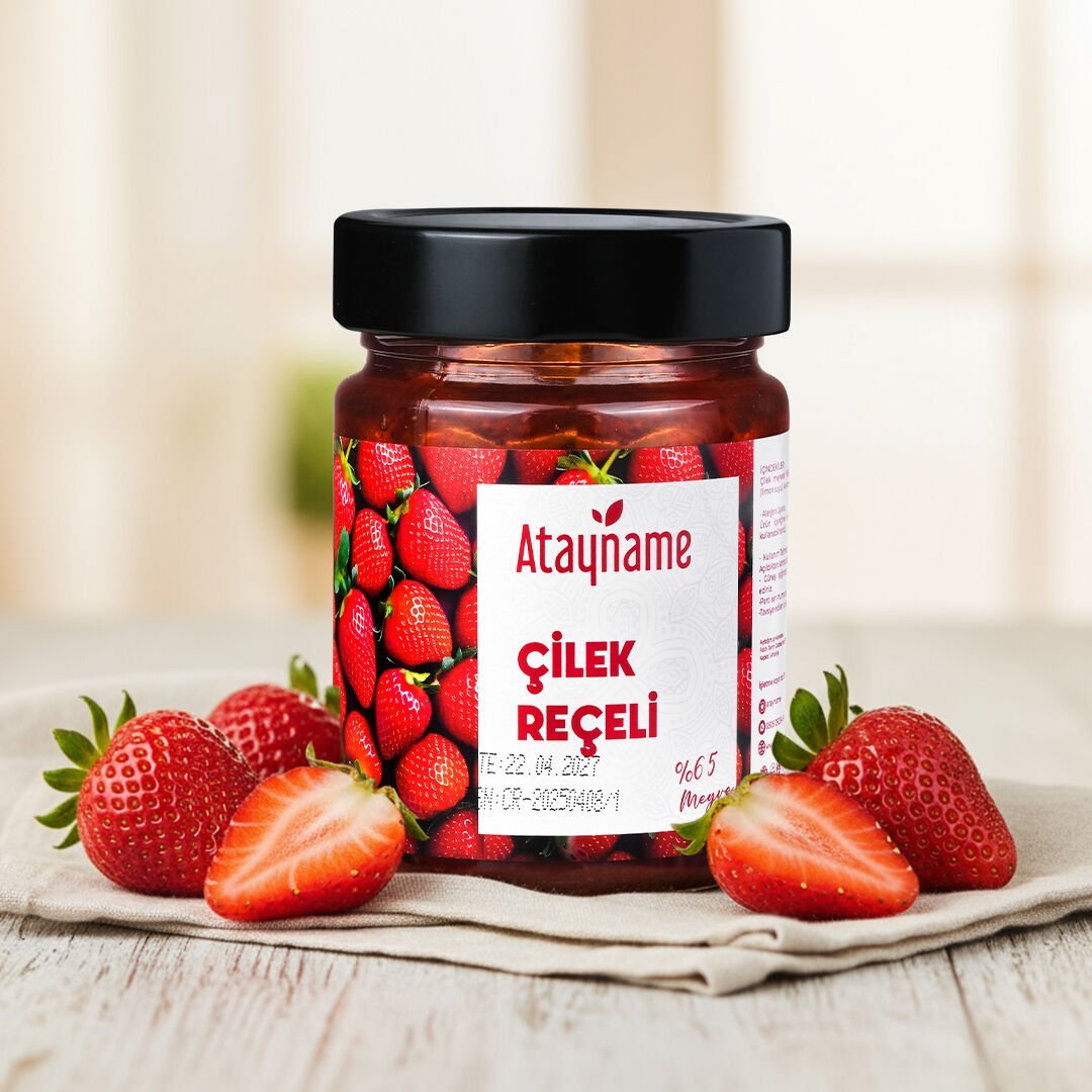 Atayname Çilek Reçeli 350 G %65 Meyveli