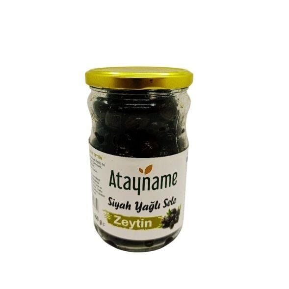 Atayname Yağlı Sele Siyah Zeytin 400 G