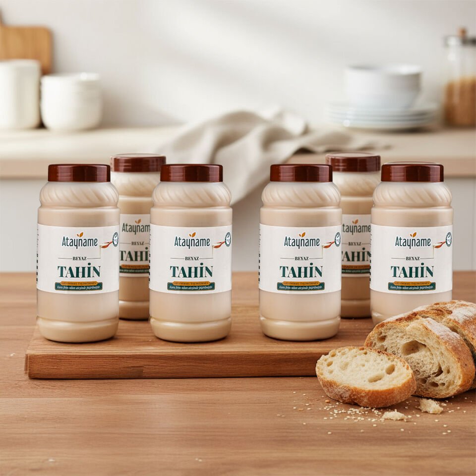 Atayname Beyaz Tahin 900 G 6'lı