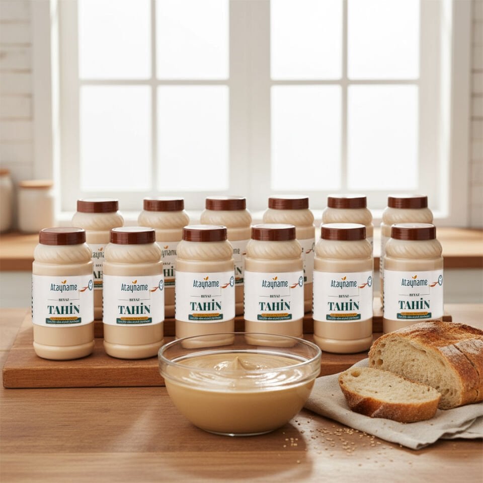 Atayname Beyaz Tahin 900 G 12'li