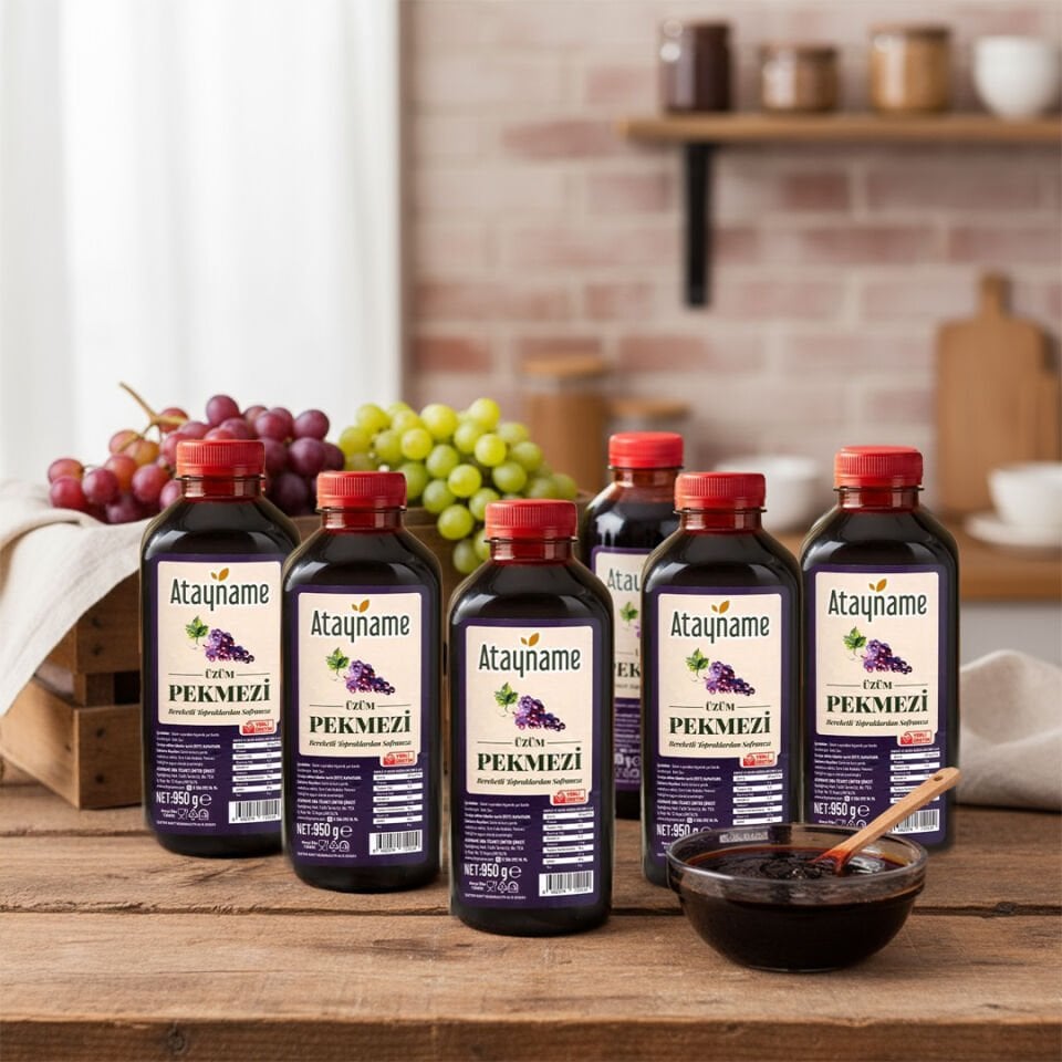 Atayname Üzüm Pekmezi 950 G 6'lı