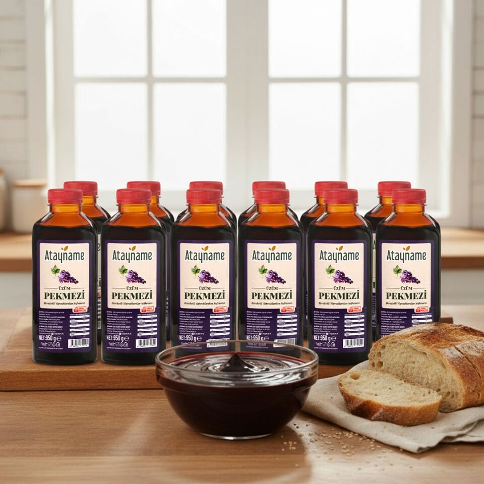 Atayname Üzüm Pekmezi 950 G 12'li