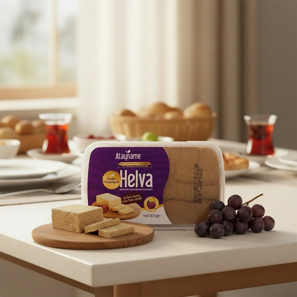 Atayname Eski Usül El Yapımı Üzüm Pekmezli Helva 300 G