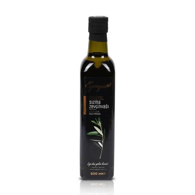 Egeya Naturel Sızma Zeytinyağı 500 Ml. Cam